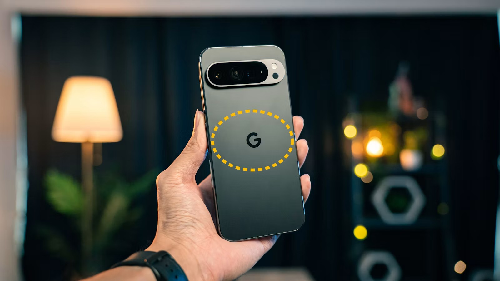 Android - tap the center back of the phone