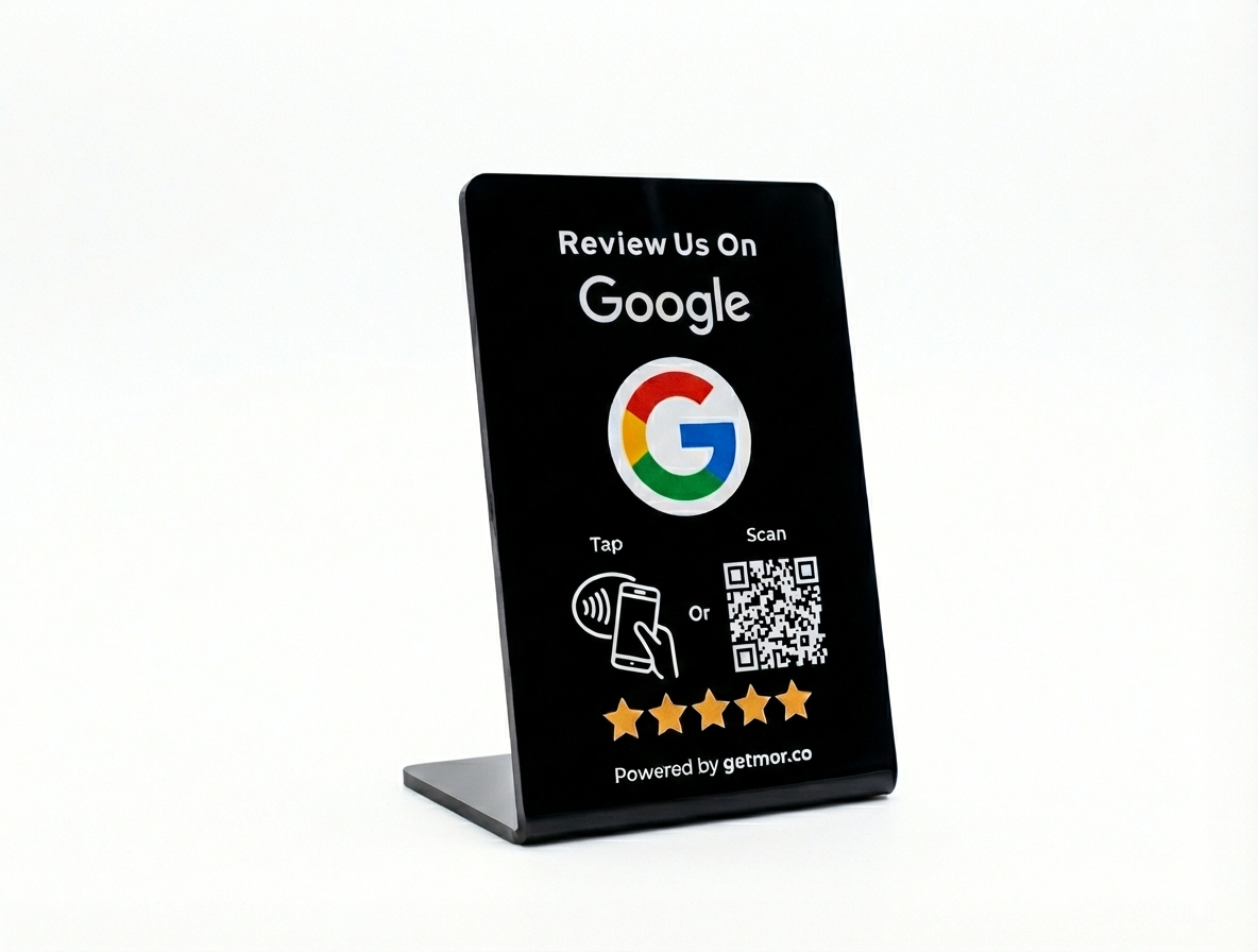 Google review stand