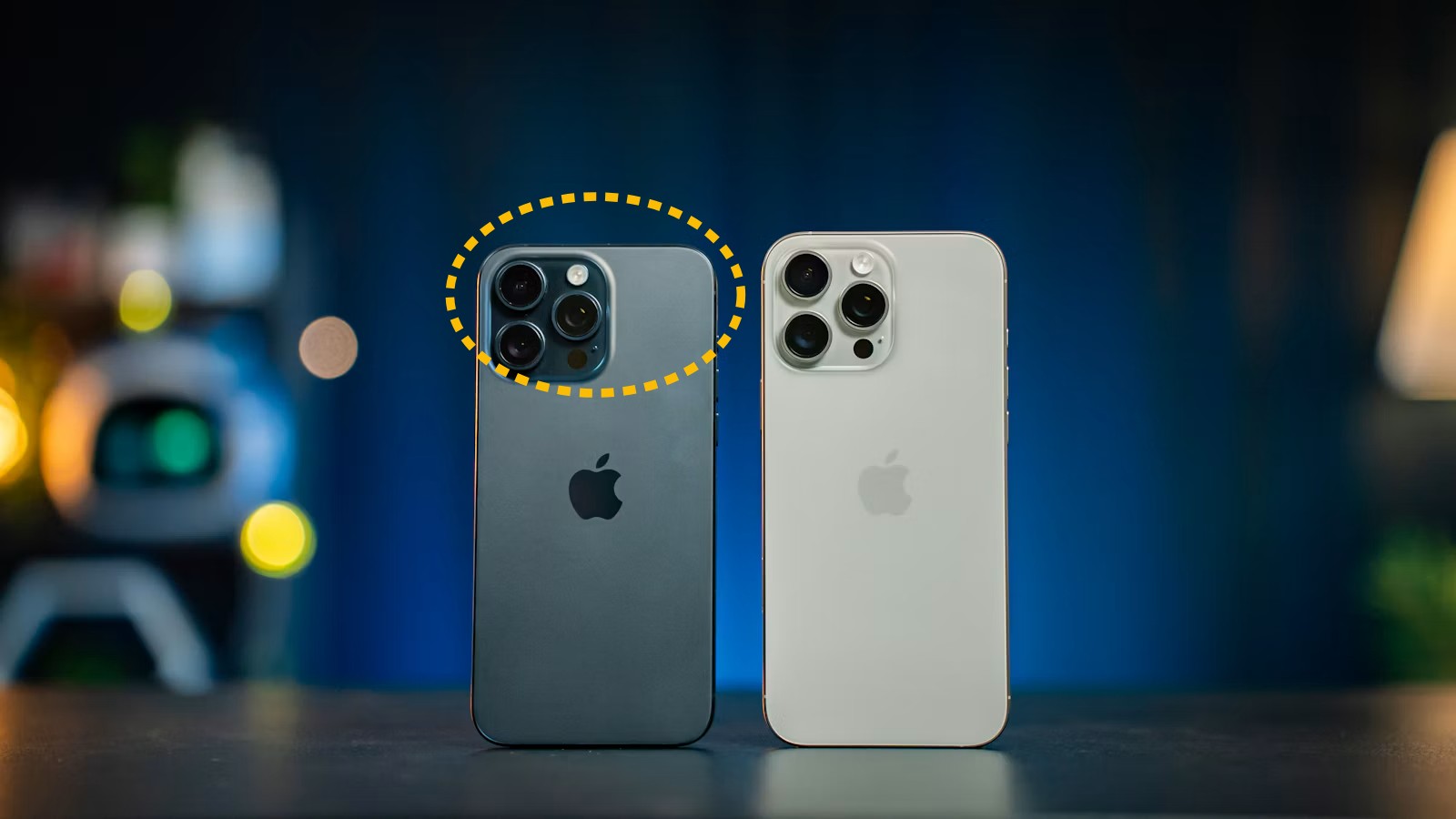 iPhone - tap the top back edge near the camera